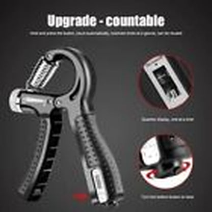 2X Hand Grip Power Trainer Gripper Strengthener Adjustable Gym Exerciser