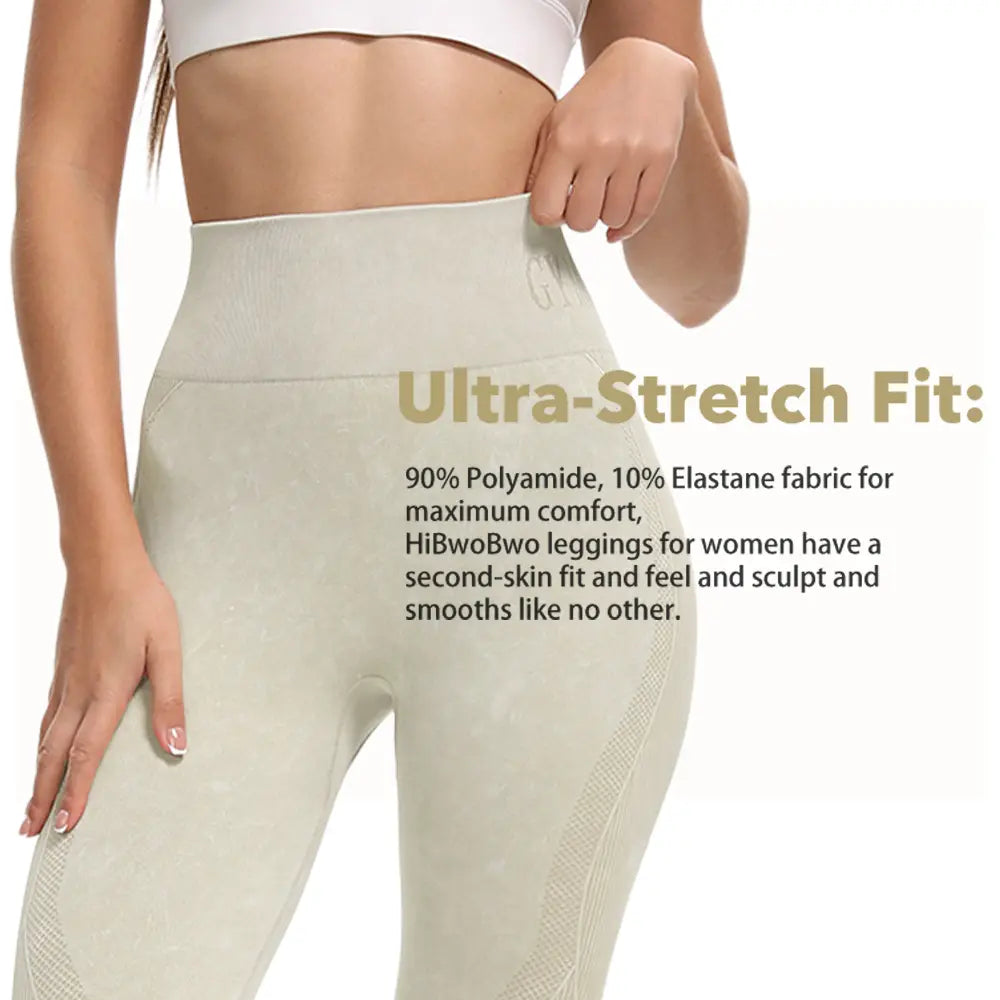 High Waist Knitted Butt-Lifting Yoga Pants
